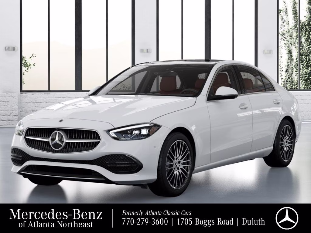 2026 White Mercedes-Benz C-Class C 300 RWD Sedan