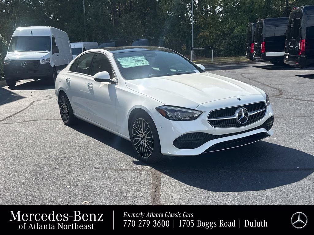2026 White Mercedes-Benz C-Class C 300 RWD Sedan