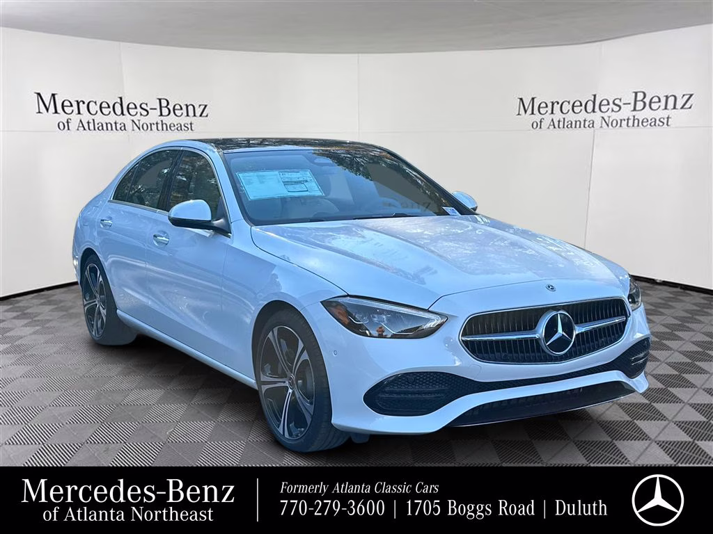 2026 White Mercedes-Benz C-Class C 300 RWD Sedan