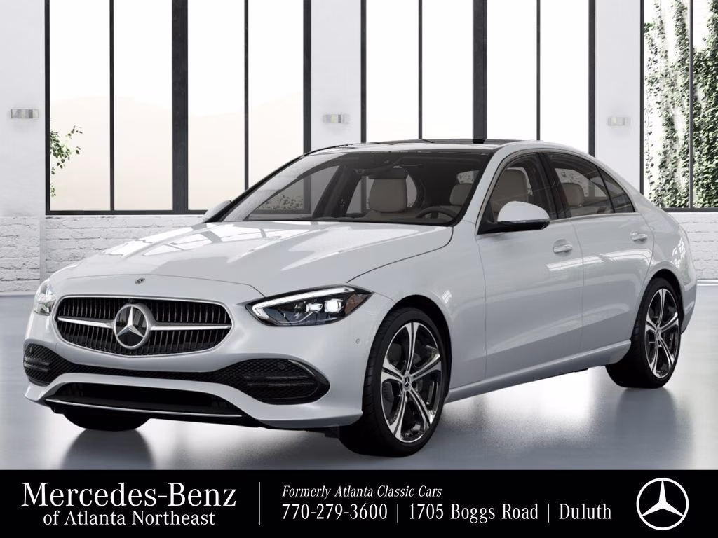 2026 White Mercedes-Benz C-Class C 300 RWD Sedan