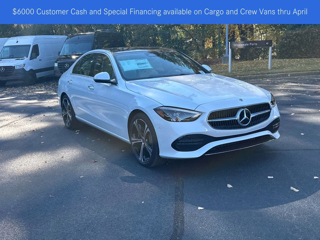2026 White Mercedes-Benz C-Class C 300 RWD Sedan