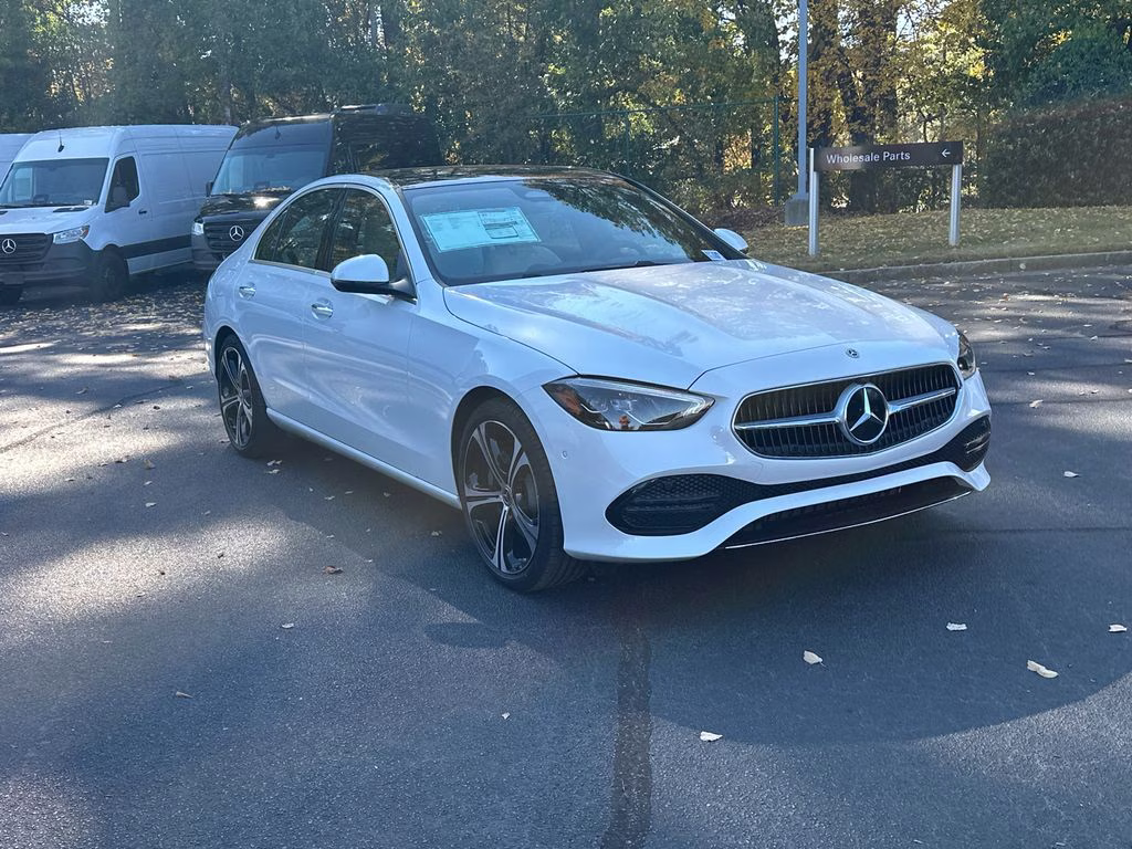 2026 White Mercedes-Benz C-Class C 300 RWD Sedan
