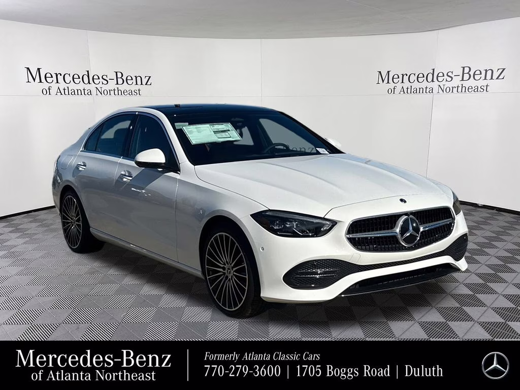 2026 White Mercedes-Benz C-Class C 300 RWD Sedan