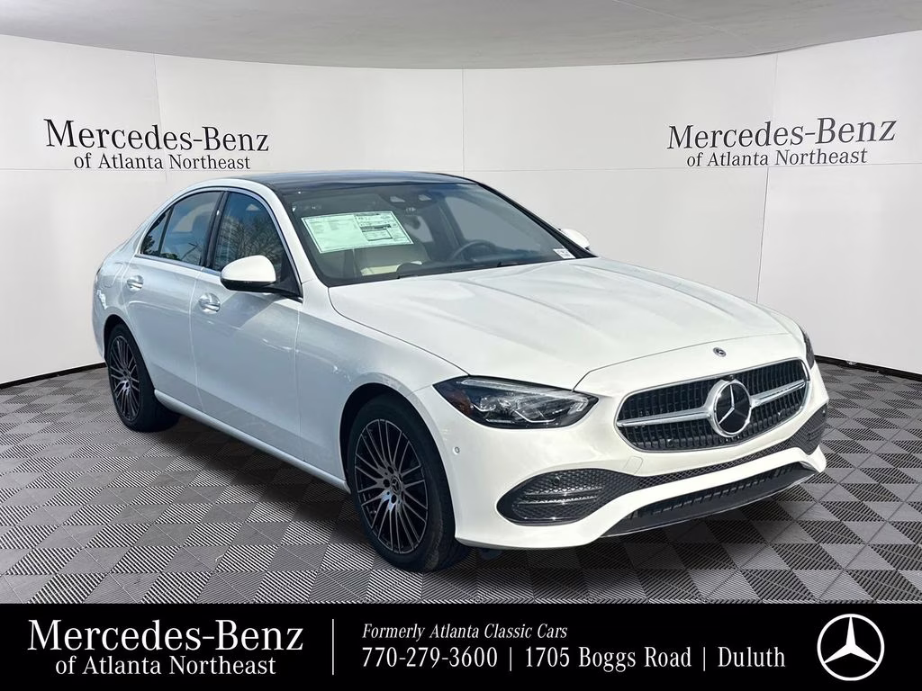 2026 White Mercedes-Benz C-Class C 300 RWD Sedan