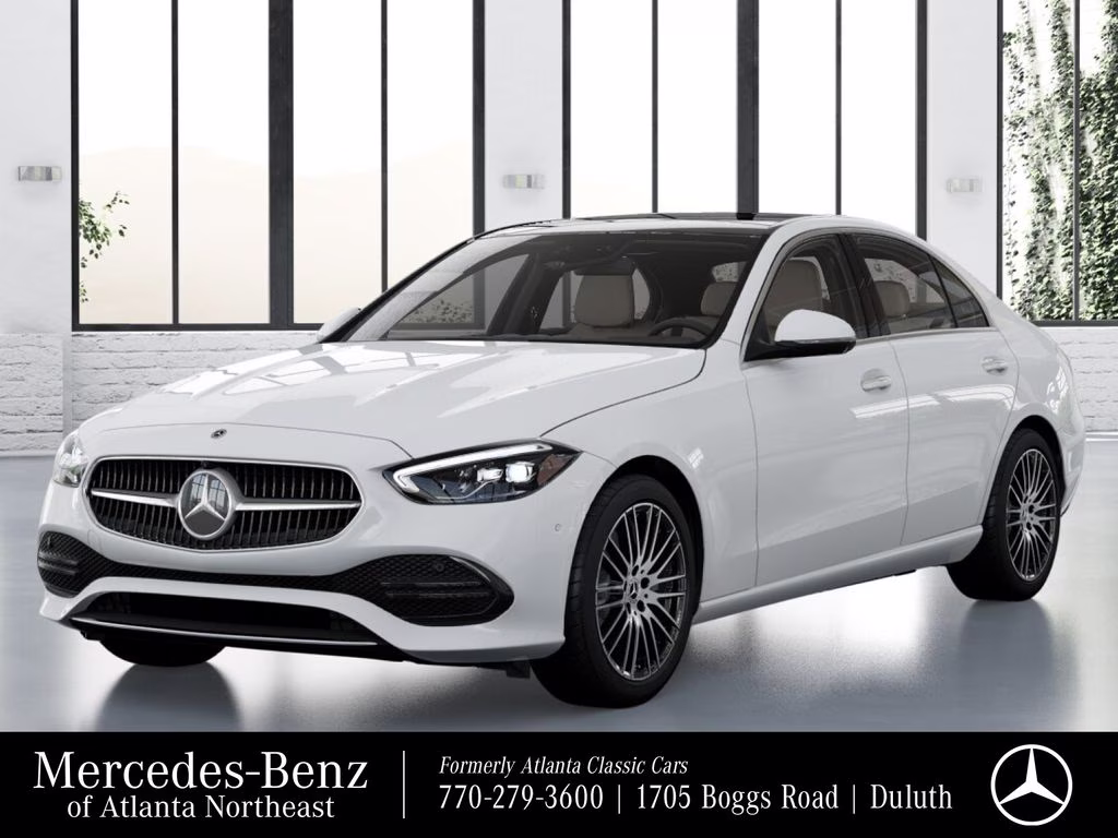 2026 White Mercedes-Benz C-Class C 300 RWD Sedan