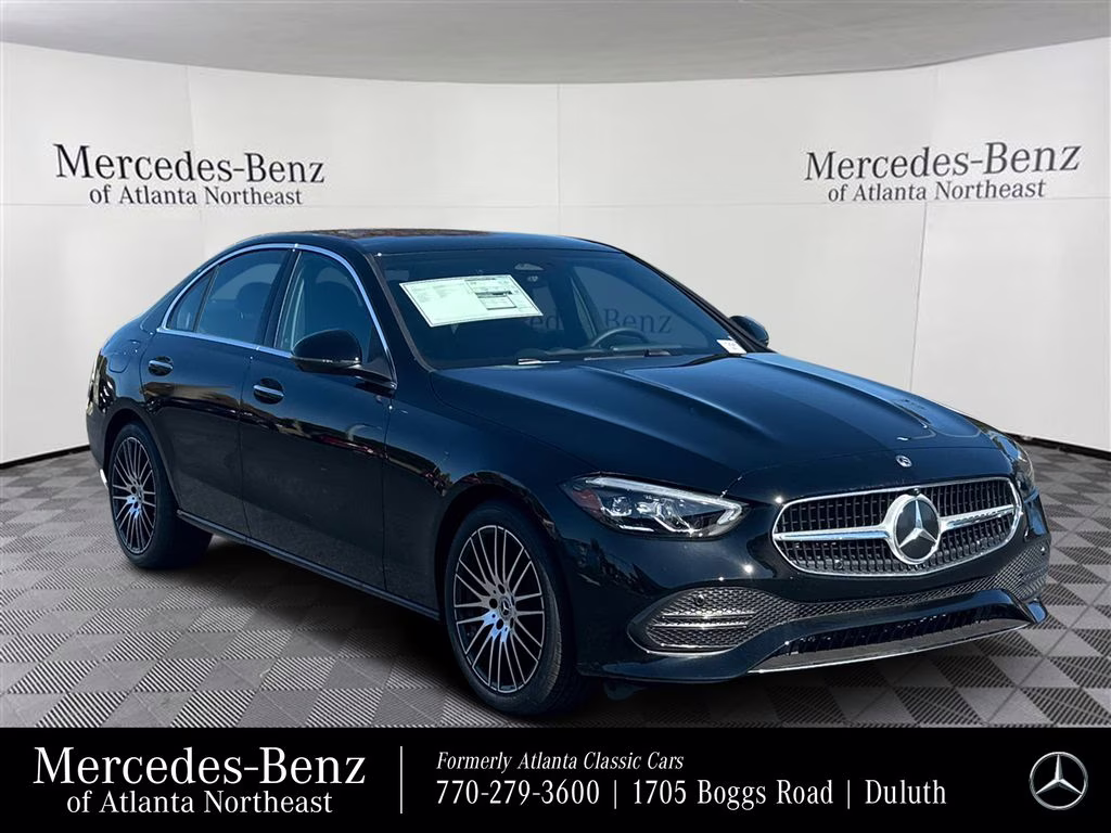 2026 Black Mercedes-Benz C-Class C 300 RWD Sedan