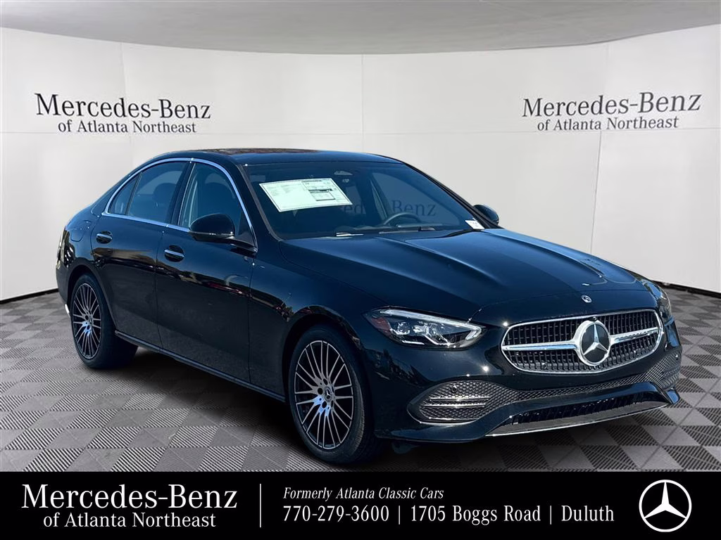 2026 Black Mercedes-Benz C-Class C 300 RWD Sedan
