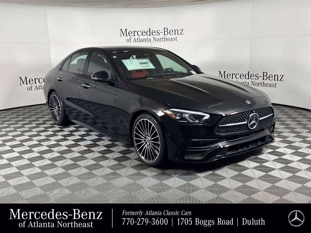 2026 Black Mercedes-Benz C-Class C 300 AWD Sedan