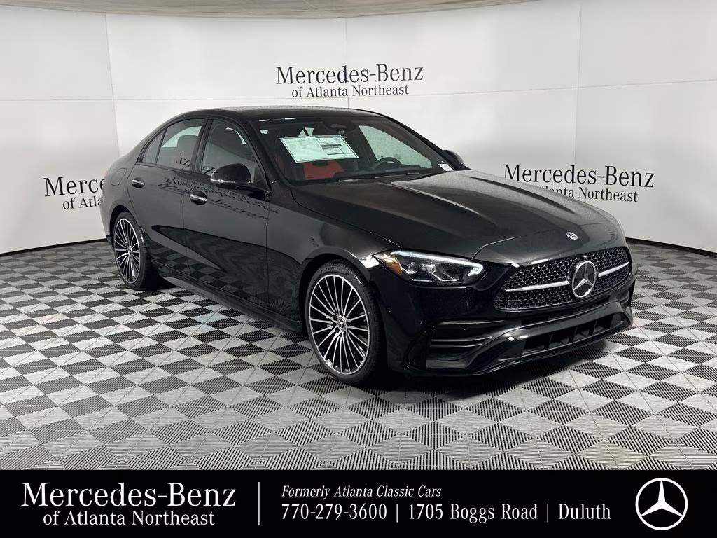 2026 Black Mercedes-Benz C-Class C 300 AWD Sedan