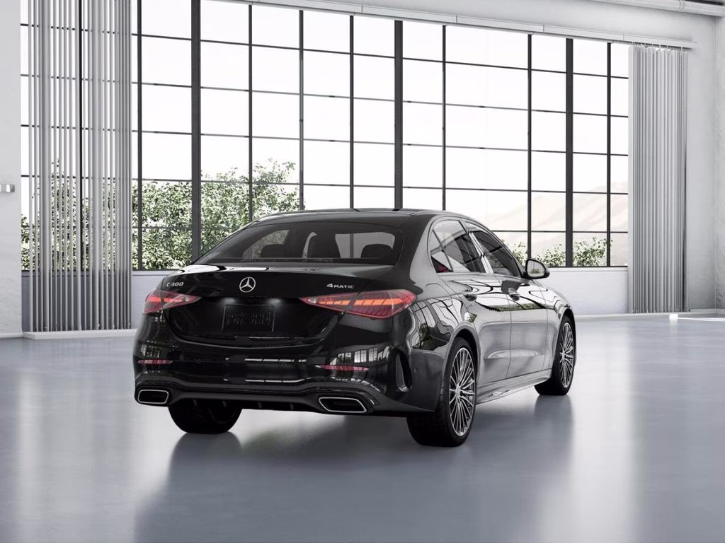 2026 Black Mercedes-Benz C-Class C 300 AWD Sedan