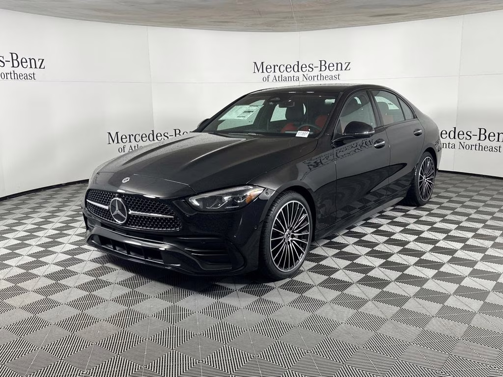 2026 Black Mercedes-Benz C-Class C 300 AWD Sedan