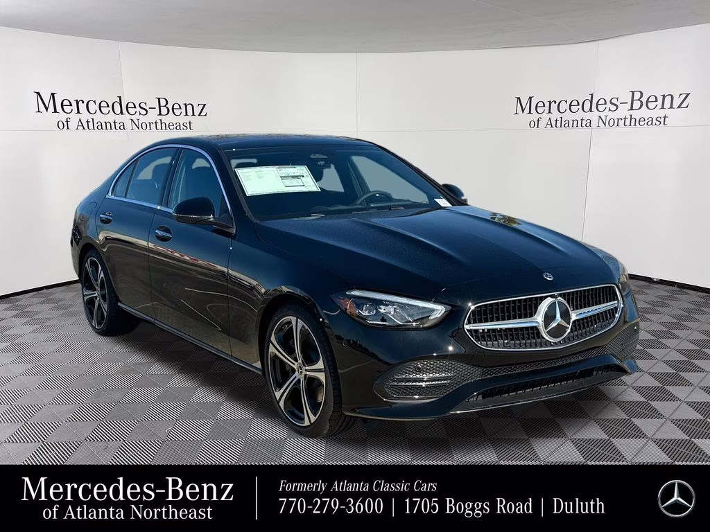 2026 Black Mercedes-Benz C-Class C 300 AWD Sedan