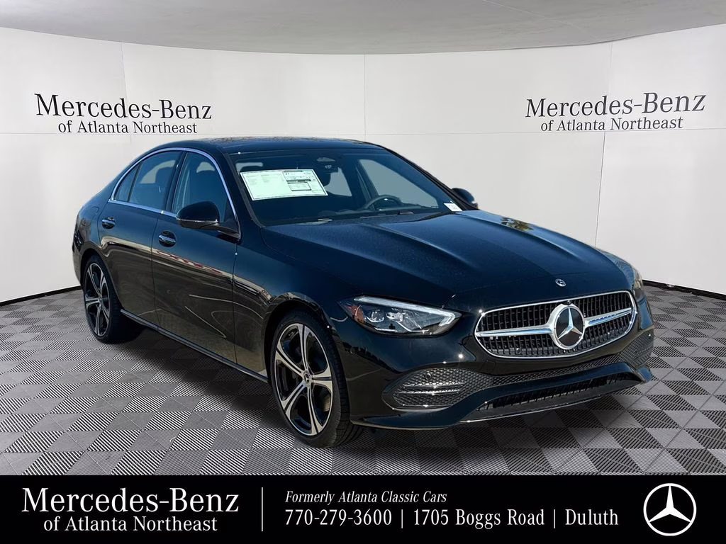 2026 Black Mercedes-Benz C-Class C 300 AWD Sedan