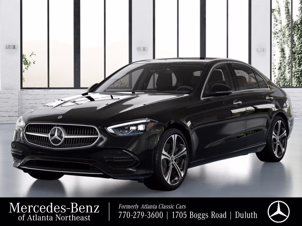 2026 Black Mercedes-Benz C-Class C 300 AWD Sedan
