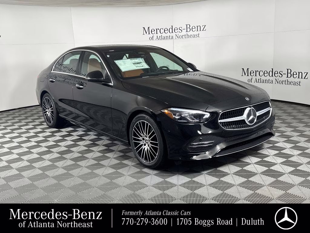 2026 Black Mercedes-Benz C-Class C 300 AWD Sedan