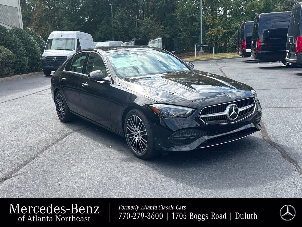 2026 Black Mercedes-Benz C-Class C 300 AWD Sedan
