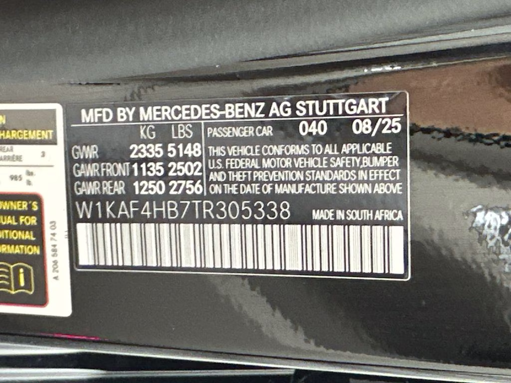 2026 Black Mercedes-Benz C-Class C 300 AWD Sedan
