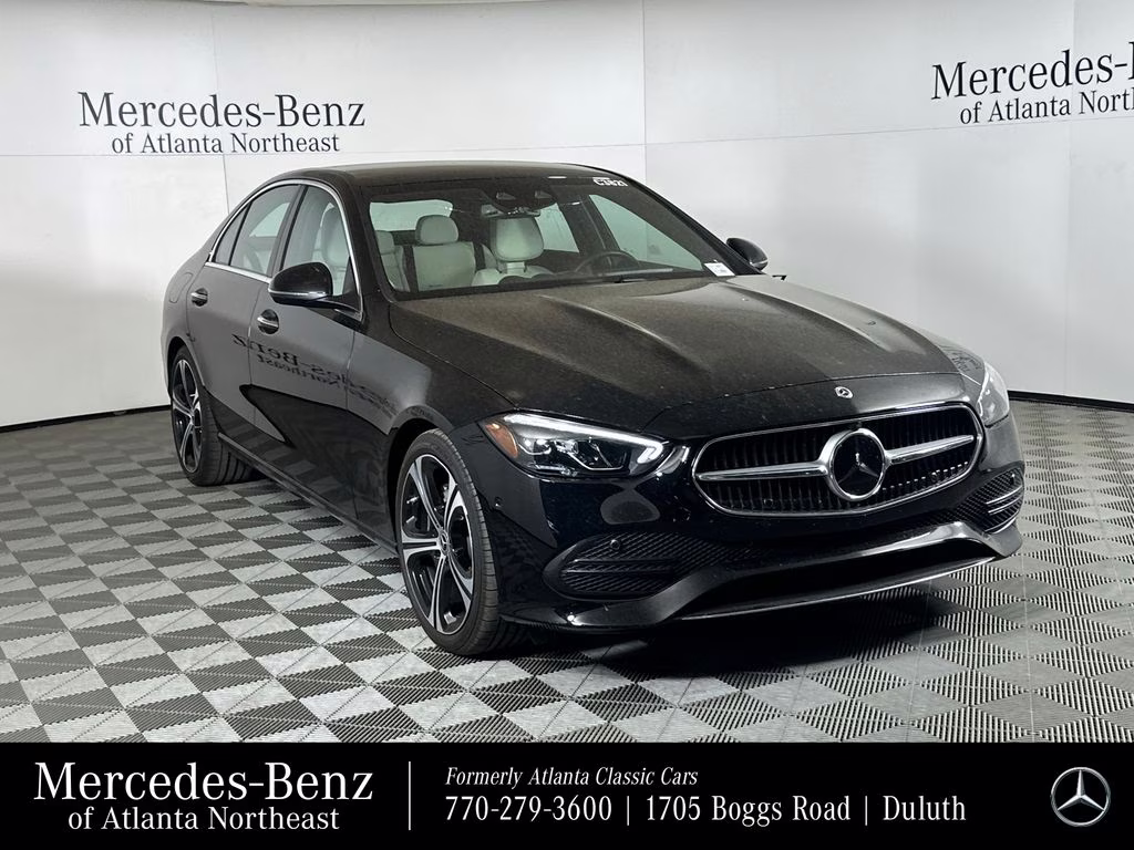 2025 Black Mercedes-Benz C-Class C 300 AWD Sedan