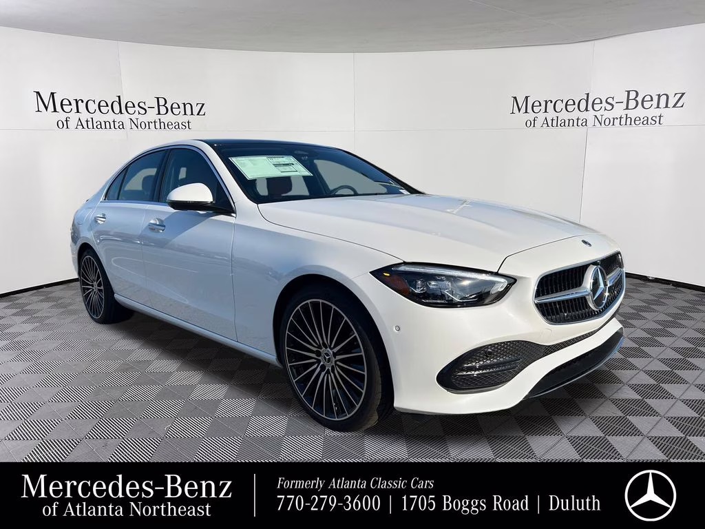 2026 White Mercedes-Benz C-Class C 300 AWD Sedan