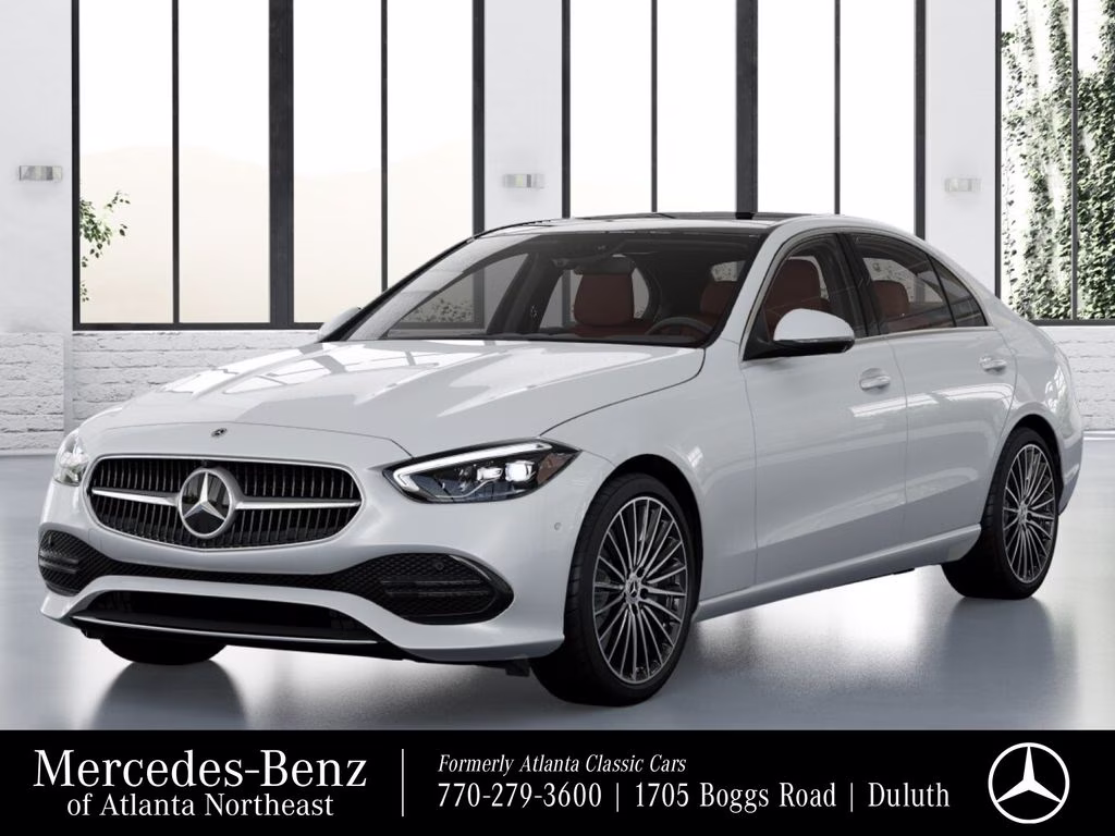 2026 White Mercedes-Benz C-Class C 300 AWD Sedan