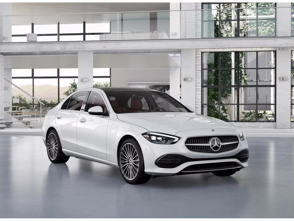 2026 White Mercedes-Benz C-Class C 300 AWD Sedan