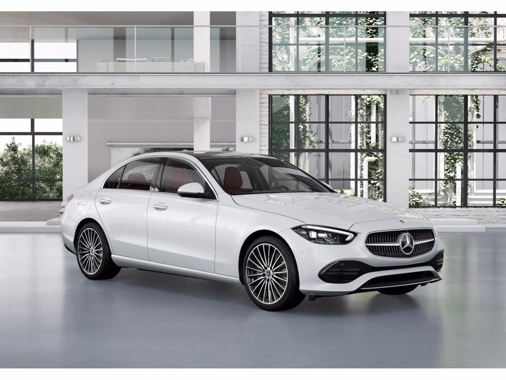 2026 White Mercedes-Benz C-Class C 300 AWD Sedan