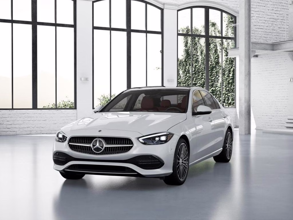 2026 White Mercedes-Benz C-Class C 300 AWD Sedan
