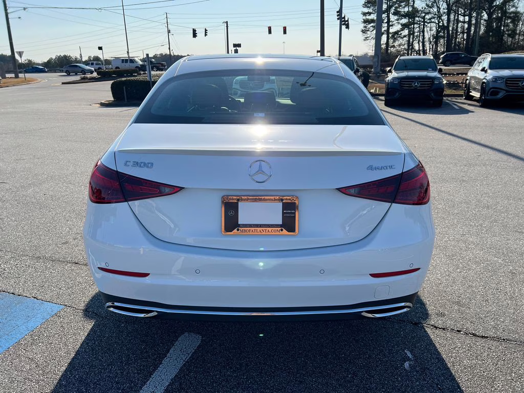 2026 White Mercedes-Benz C-Class C 300 AWD Sedan