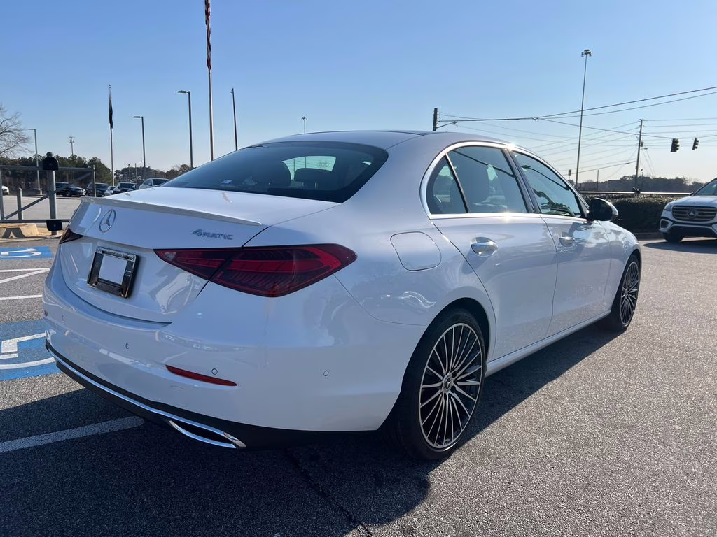 2026 White Mercedes-Benz C-Class C 300 AWD Sedan