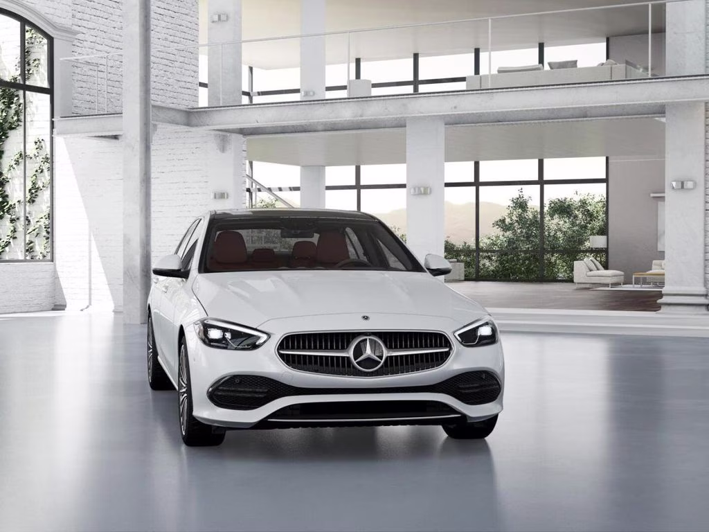 2026 White Mercedes-Benz C-Class C 300 AWD Sedan
