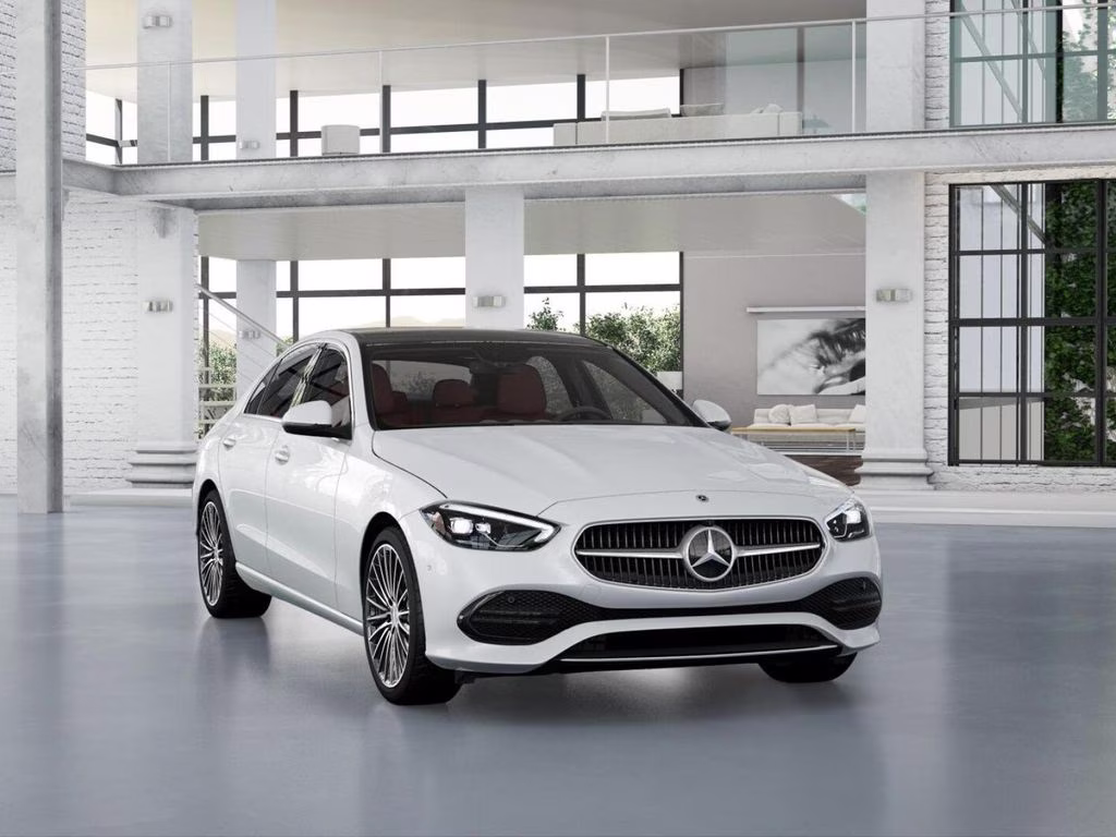 2026 White Mercedes-Benz C-Class C 300 AWD Sedan