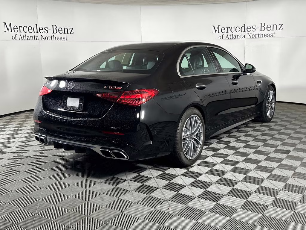 2024 Black Mercedes-Benz C-Class C 63 S AMG AWD Sedan
