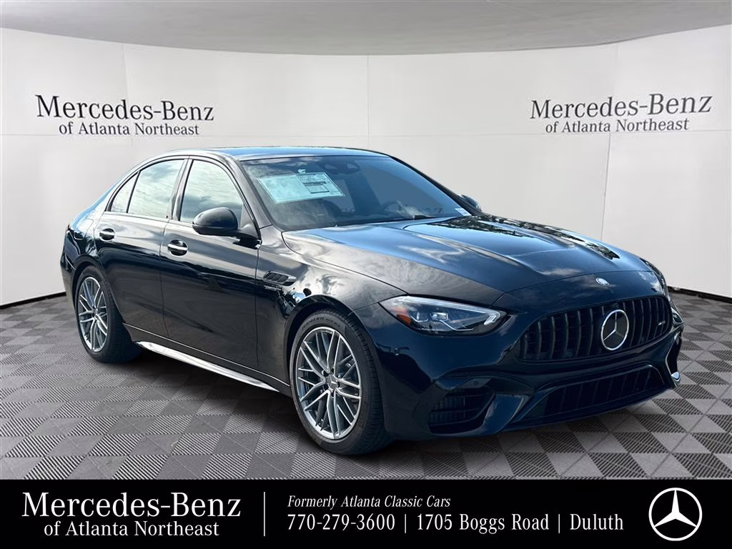 2026 Black Mercedes-Benz C-Class C 63 S AMG AWD Sedan
