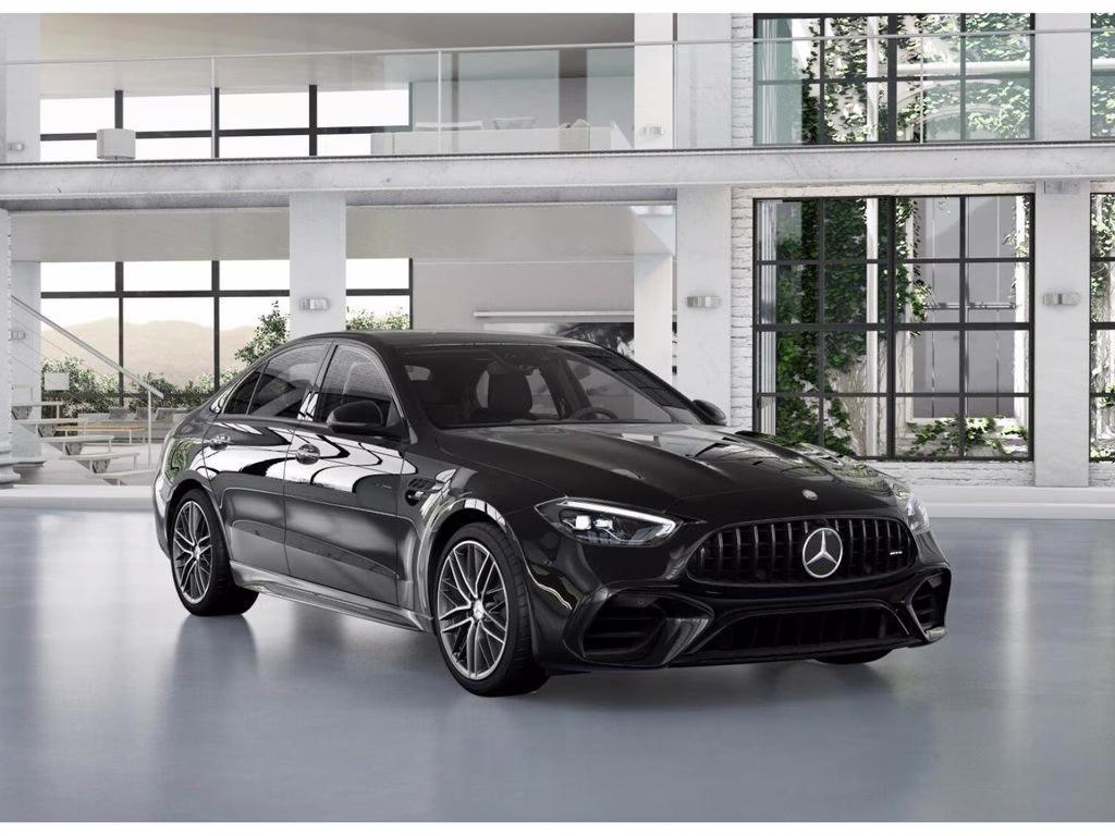2026 Black Mercedes-Benz C-Class C 63 S AMG AWD Sedan