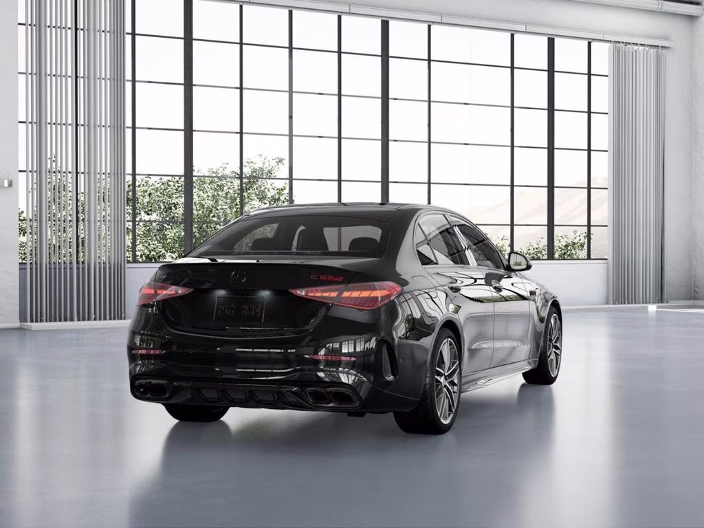 2026 Black Mercedes-Benz C-Class C 63 S AMG AWD Sedan