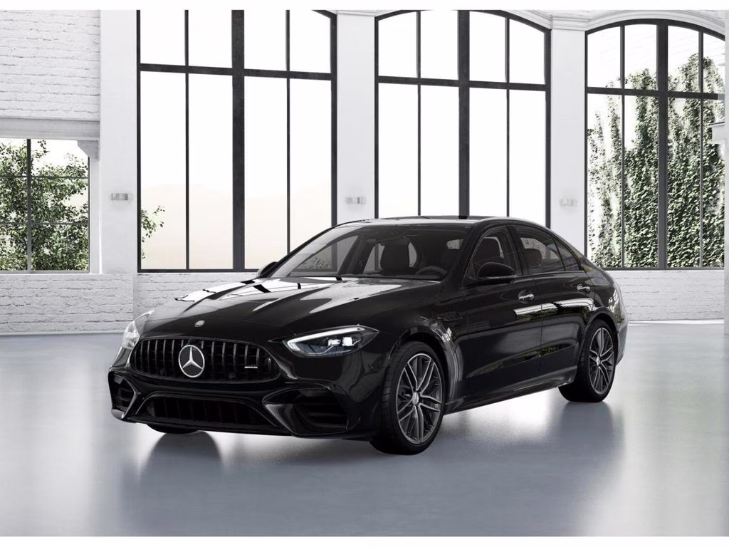 2026 Black Mercedes-Benz C-Class C 63 S AMG AWD Sedan
