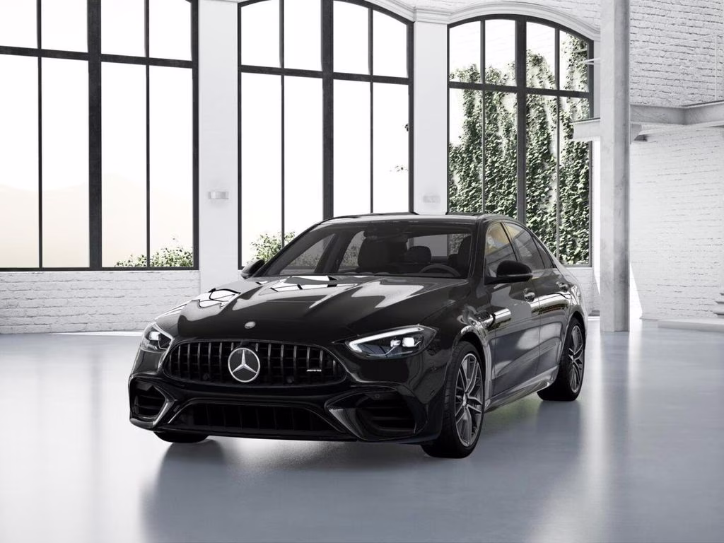 2026 Black Mercedes-Benz C-Class C 63 S AMG AWD Sedan