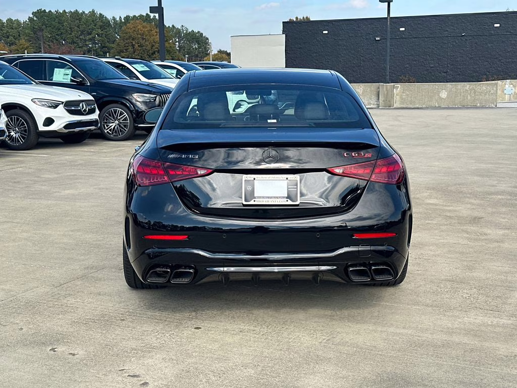 2026 Black Mercedes-Benz C-Class C 63 S AMG AWD Sedan