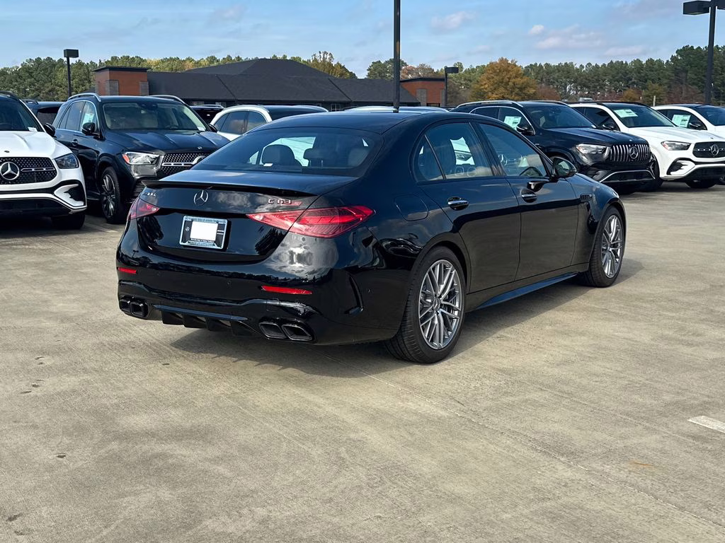 2026 Black Mercedes-Benz C-Class C 63 S AMG AWD Sedan