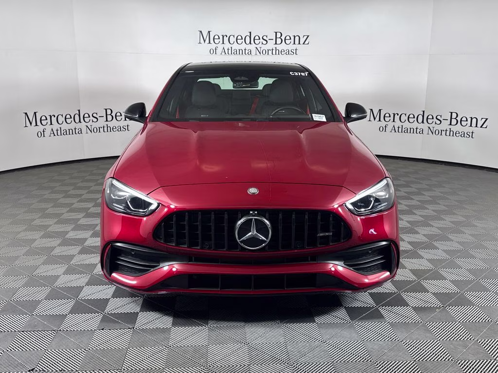 2025 MANUFAKTUR Patagonia Red Metallic Mercedes-Benz C-Class C 43 AMG AWD Sedan