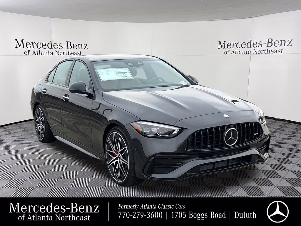 2026 Gray Mercedes-Benz C-Class C 43 AMG AWD Sedan