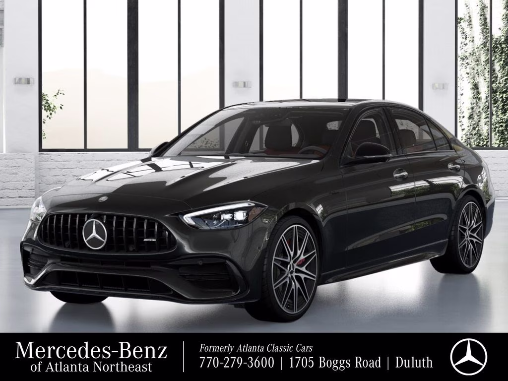 2026 Gray Mercedes-Benz C-Class C 43 AMG AWD Sedan