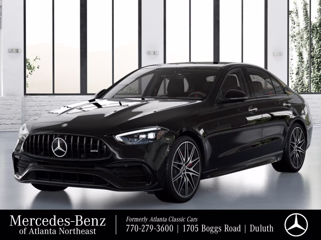 2026 Black Mercedes-Benz C-Class C 43 AMG AWD Sedan