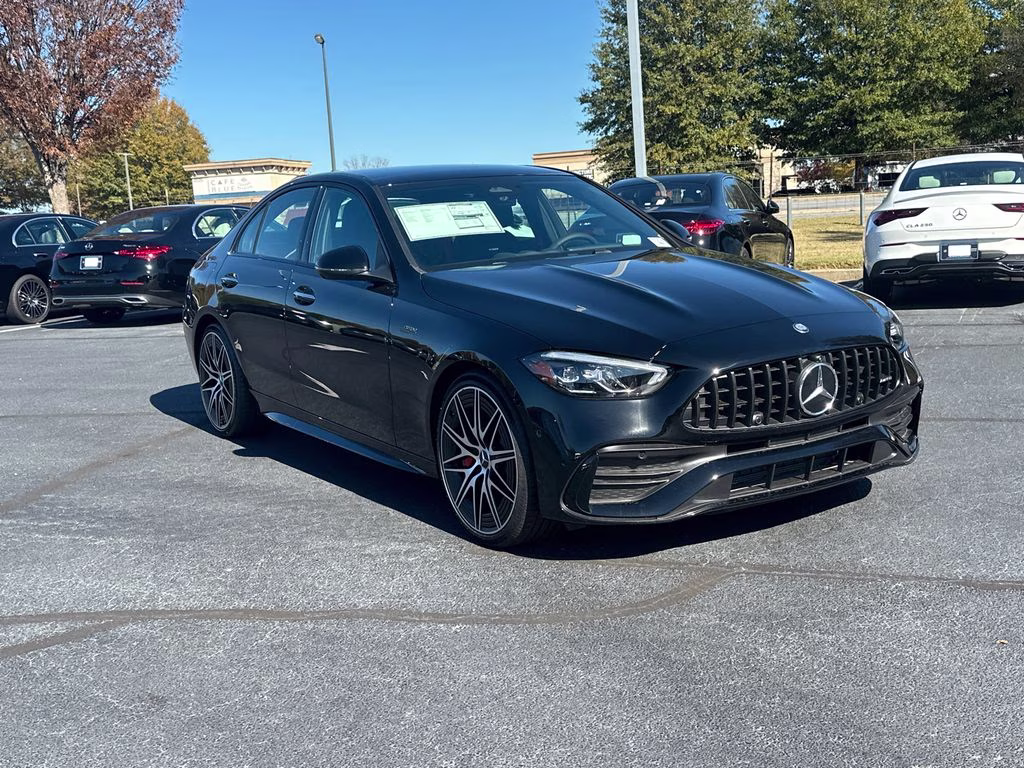 2026 Black Mercedes-Benz C-Class C 43 AMG AWD Sedan