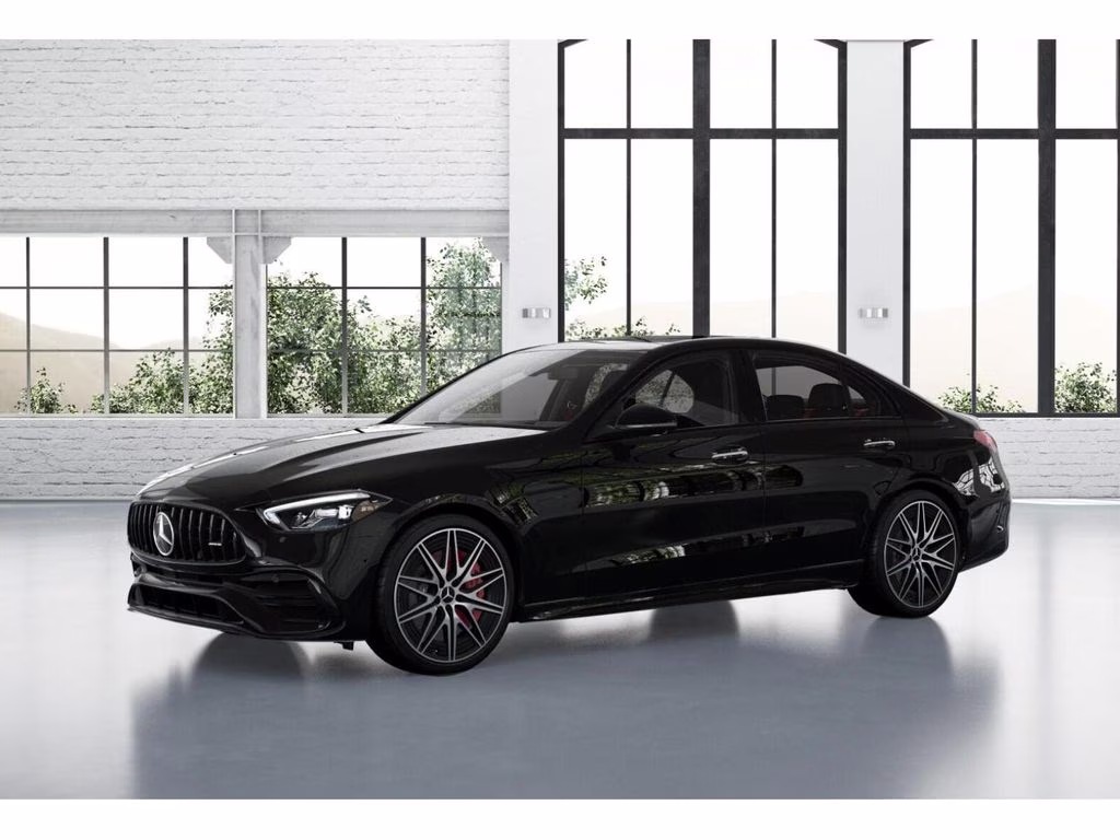 2026 Black Mercedes-Benz C-Class C 43 AMG AWD Sedan