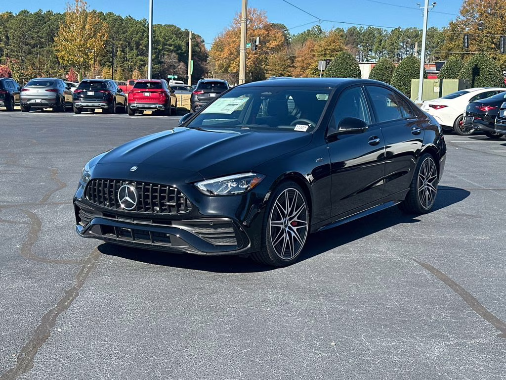 2026 Black Mercedes-Benz C-Class C 43 AMG AWD Sedan