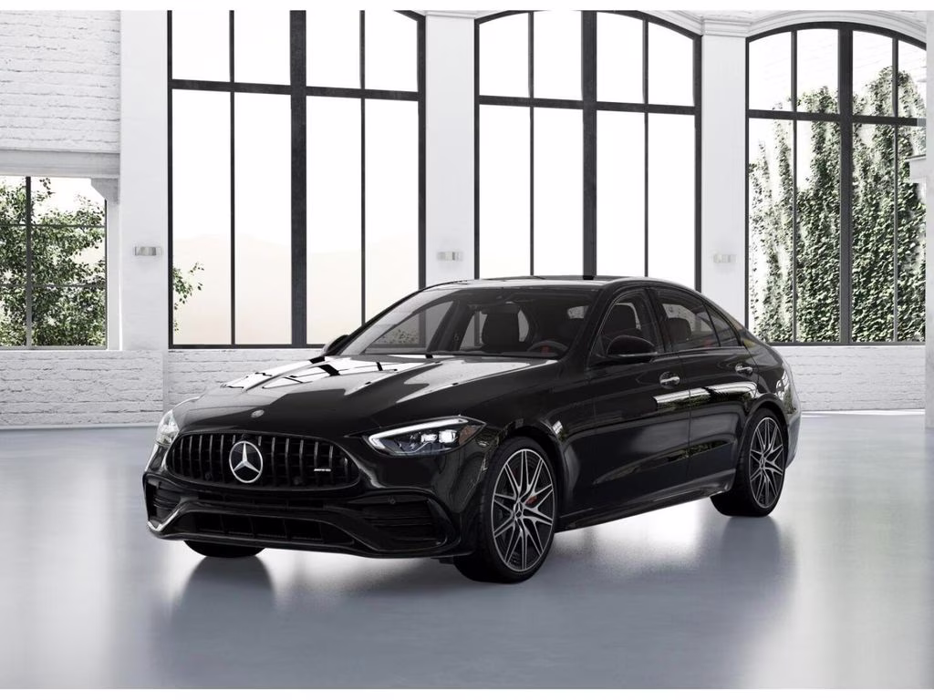 2026 Black Mercedes-Benz C-Class C 43 AMG AWD Sedan