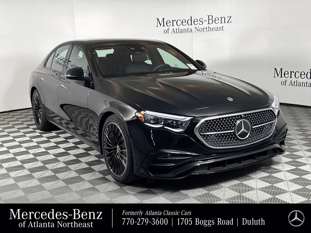 2026 Black Mercedes-Benz E-Class E 350 RWD Sedan
