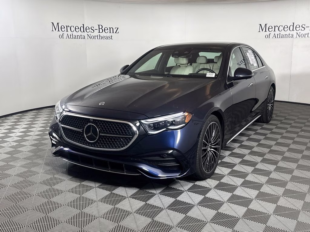 2026 Nautical Blue Metallic Mercedes-Benz E-Class E 350 RWD Sedan