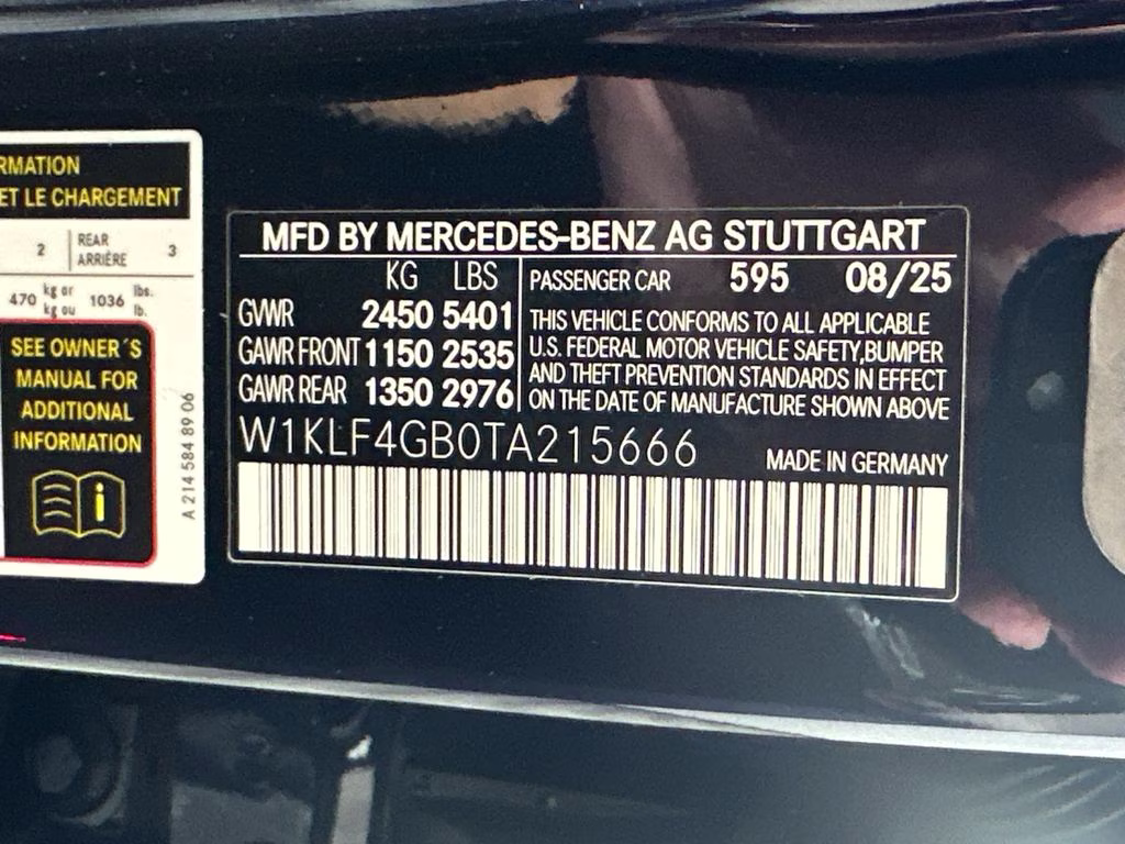 2026 Nautical Blue Metallic Mercedes-Benz E-Class E 350 RWD Sedan